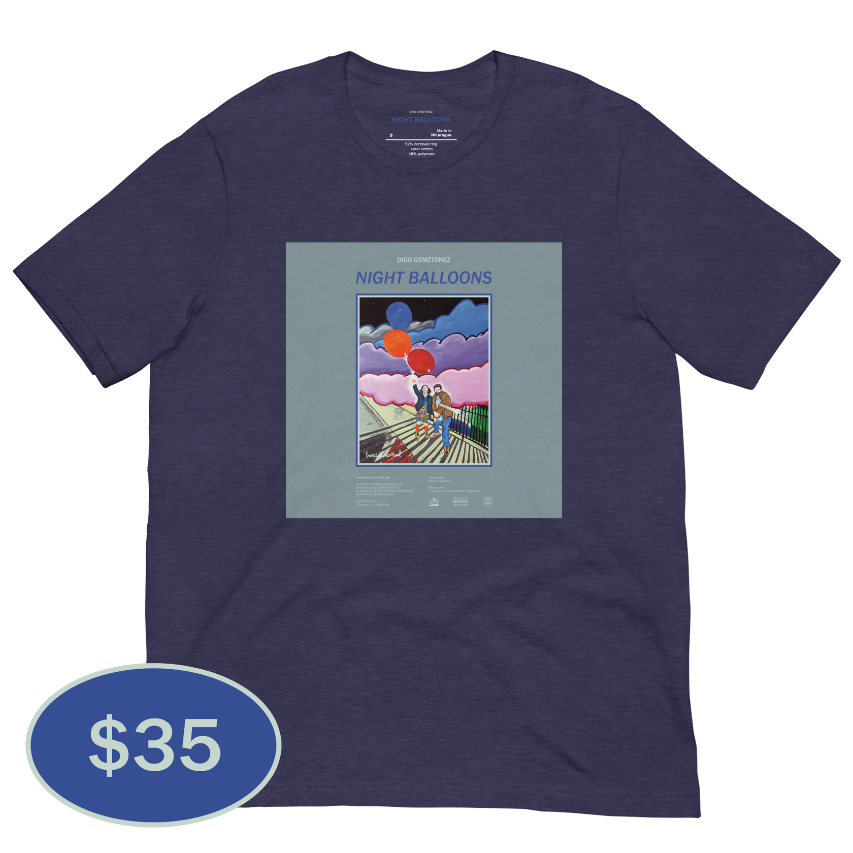 Night Balloons Album Tee